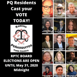 A poster of people with the names of candidates.